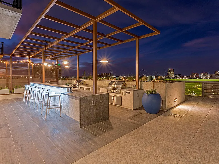 Outdoor BBQ Area