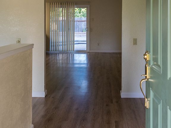 Entering the house