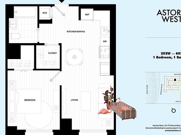 2nd image of 30-77 Vernon Blvd #602W
