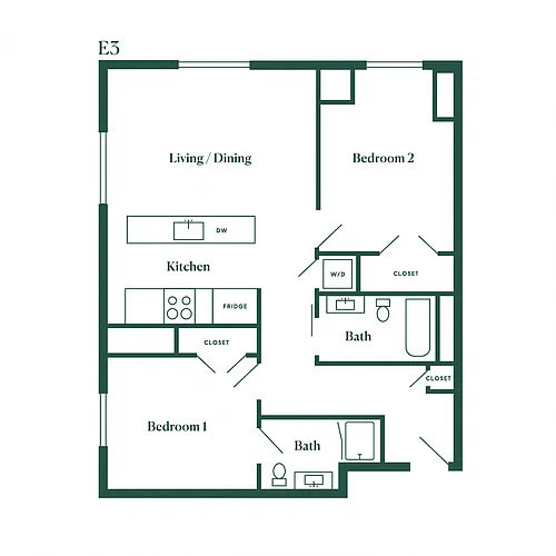 Floor plan E3