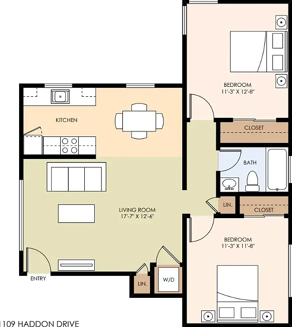 2 bed, 965 sqft, $3,425 — Photo 2