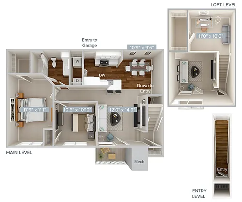 Floor plan B1LG-1239-608