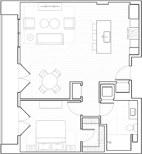 Floor plan A SIX