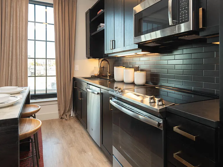 Kitchen with Stainless Steel Appliances