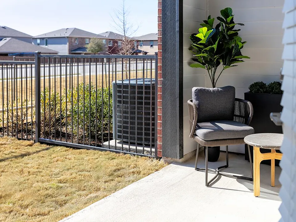 Patio with fenced-in yard (select homes)