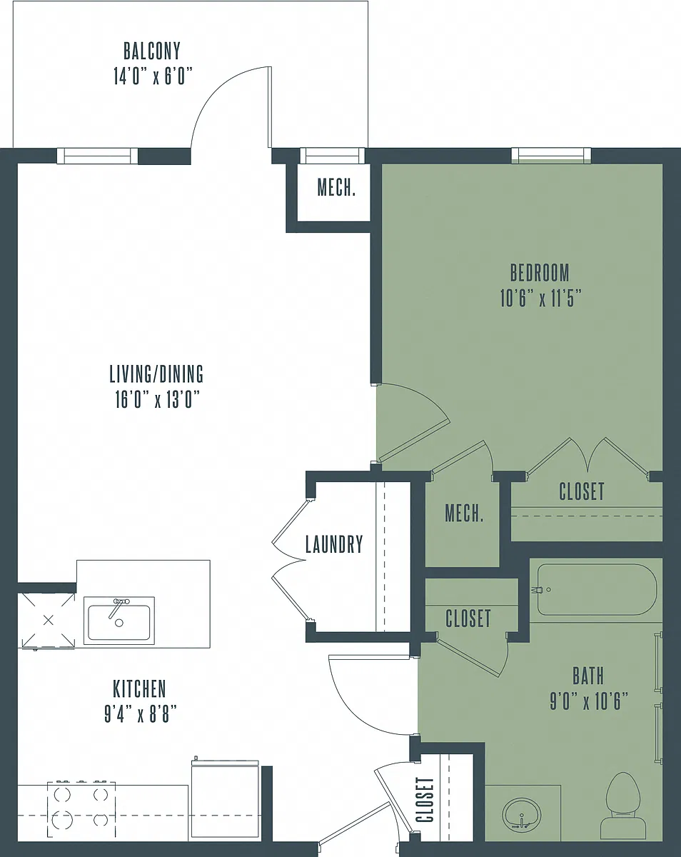 Floor plan A1