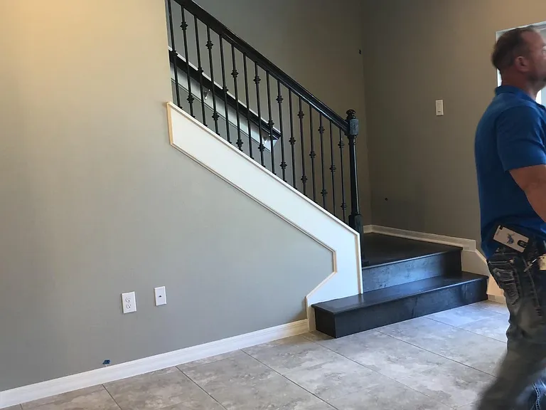 View to stairs to second floor. No carpet here!