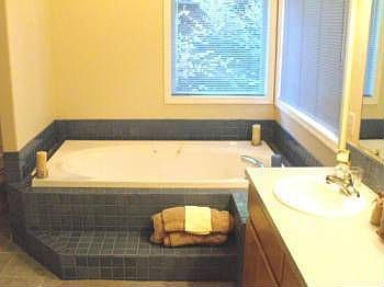Big Soak Tub in Master