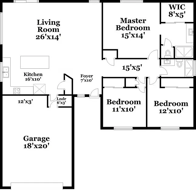 3 bed, 2.0 bath, 1431 sqft, $2,195 — Photo 2