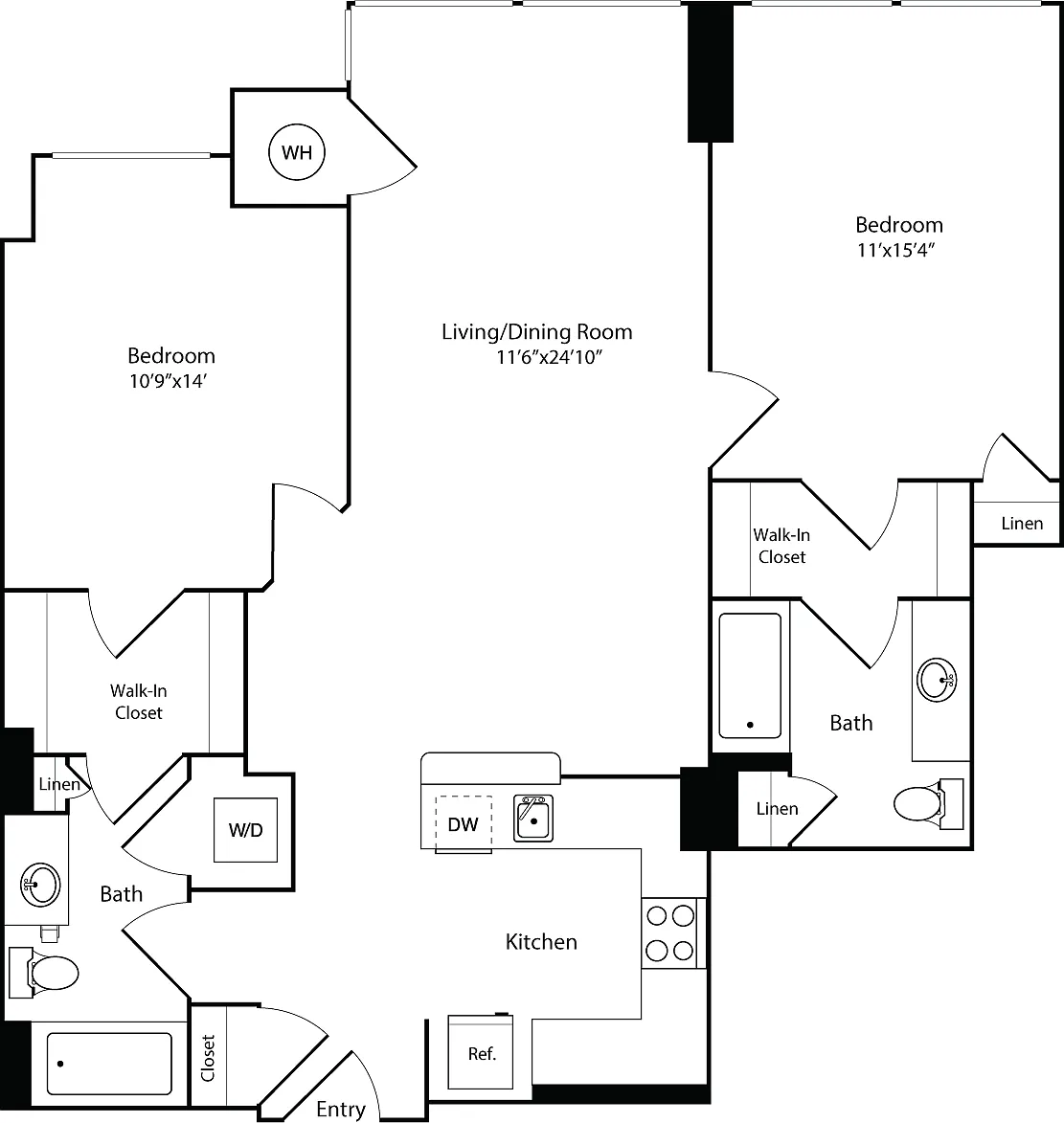 Floor plan 2B2