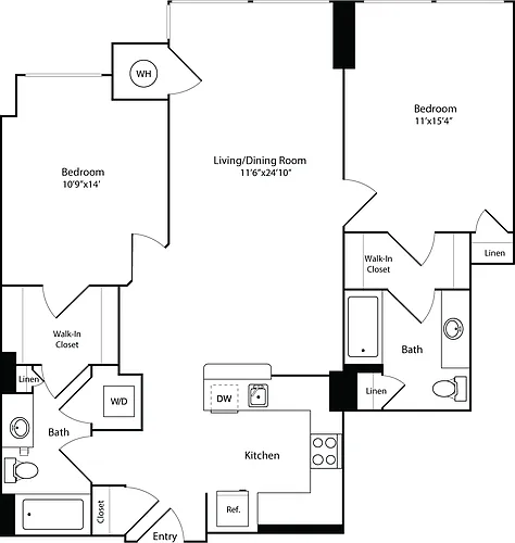 Floor plan 2B2