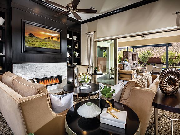 Cozy great room with fireplace