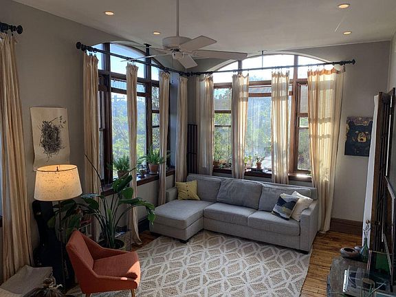 Living room on SW corner