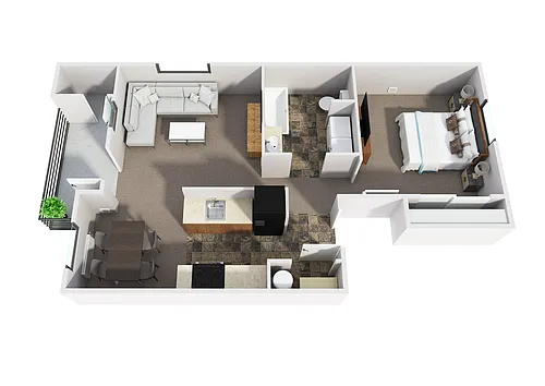 Floor plan 1X1
