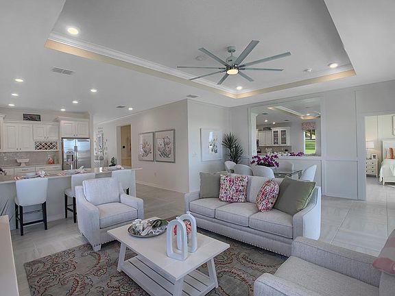 Orchid Model Floor plan at On Top of the World Communities Living Area