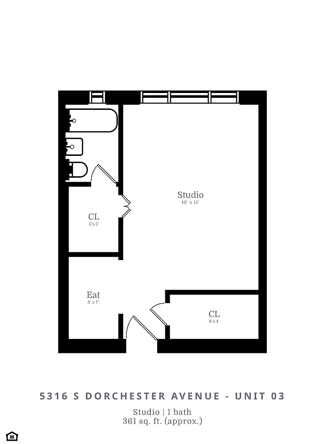 Floor plan Studio (A3)
