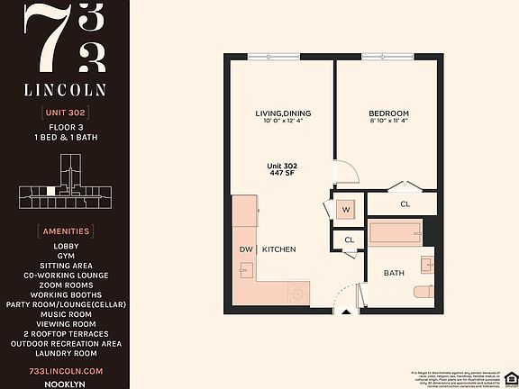 2nd image of 733 Lincoln Pl #1302
