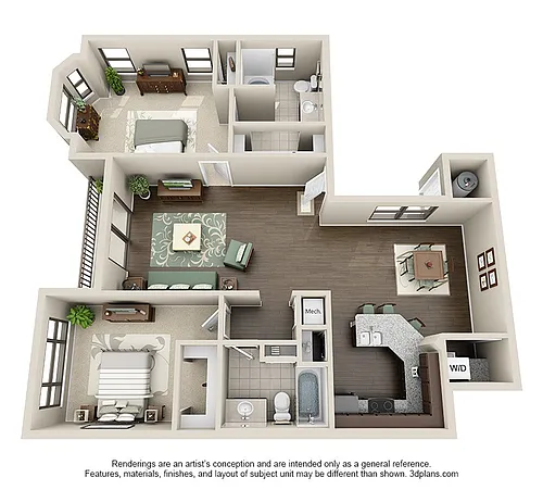Floor plan Elle B3