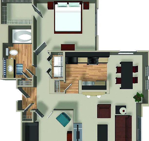 A3 - 968 SQ.FT.