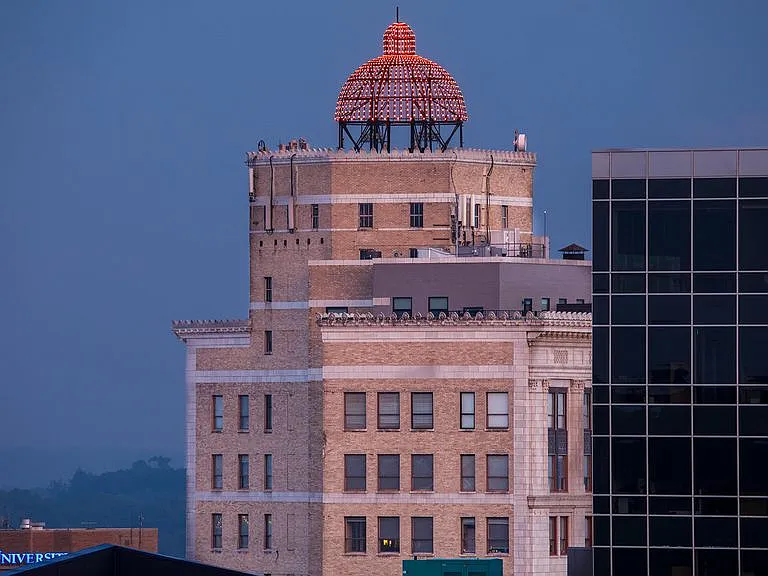 McKay Tower Dome light
The dome lights change color as we support local and nation wide events.