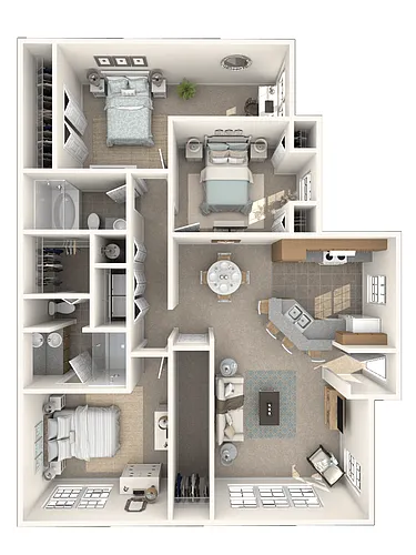 Floor plan St. Maarten