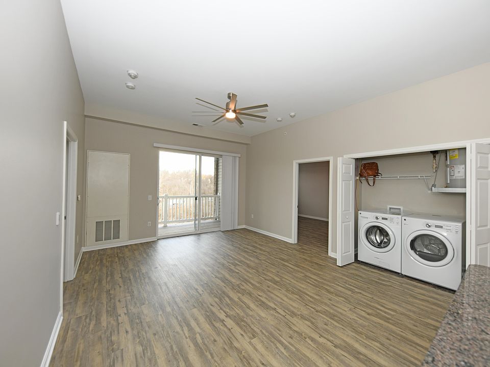 Living Room with Hardwood Style Flooring