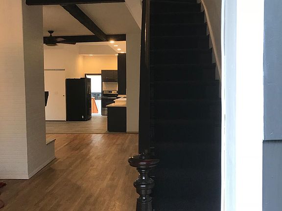 Bombay Mahogany Painted Stairway Leading Upstairs to the Bed