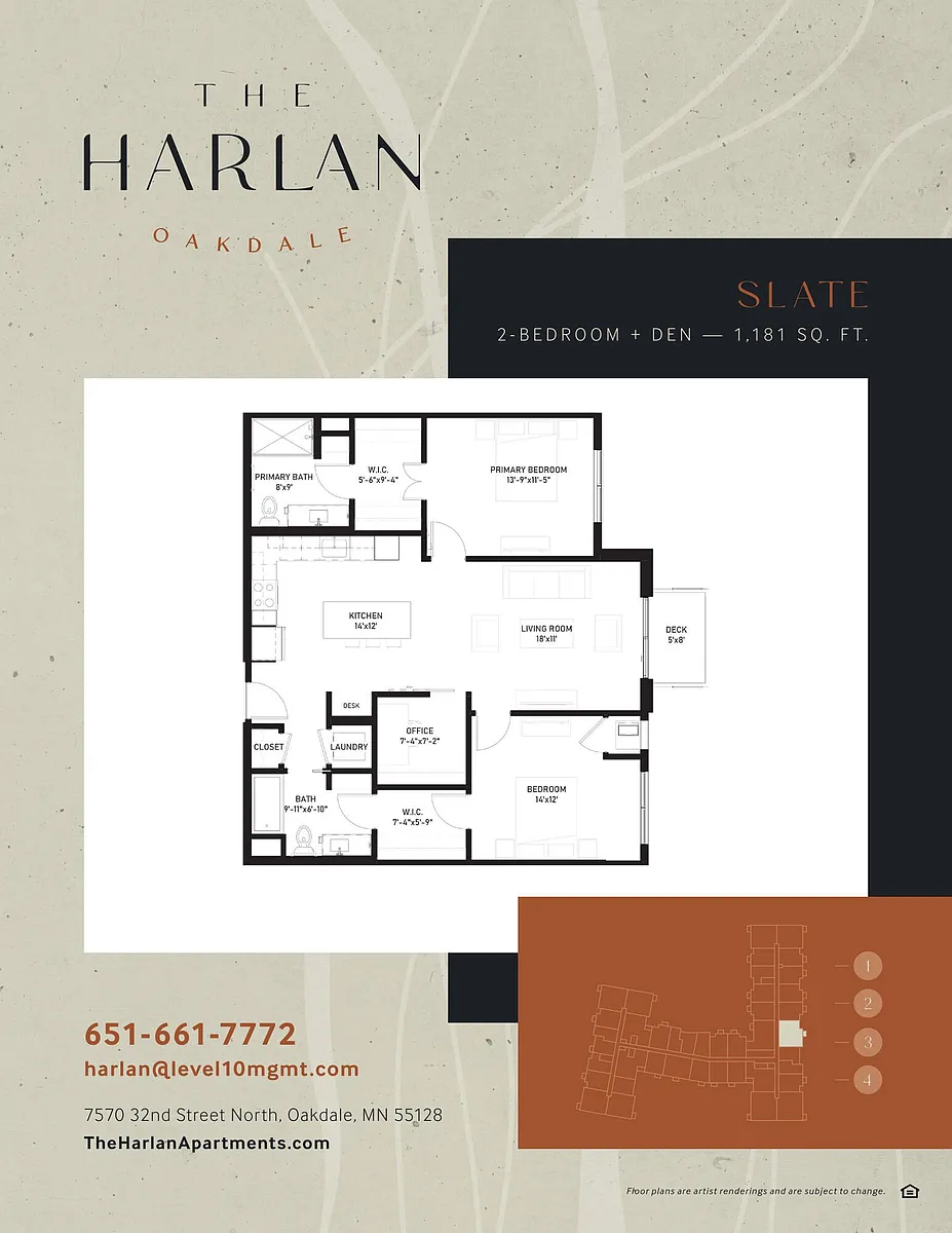 Floor plan Slate