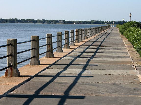 Enjoy leisurely walks along the Battery