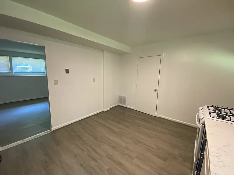 Dining table area of kitchen