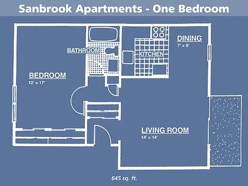 Floor plan 1 br