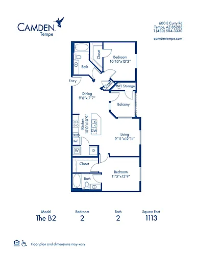 Floor plan The B2
