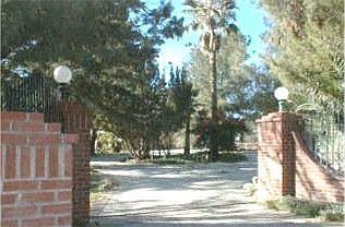 1 of 2 gated entrances
