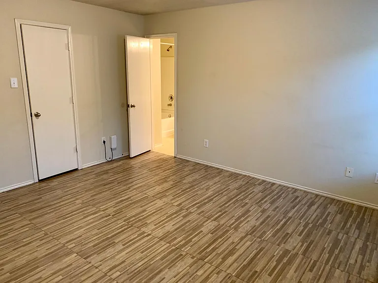Master bedroom on main level of home!