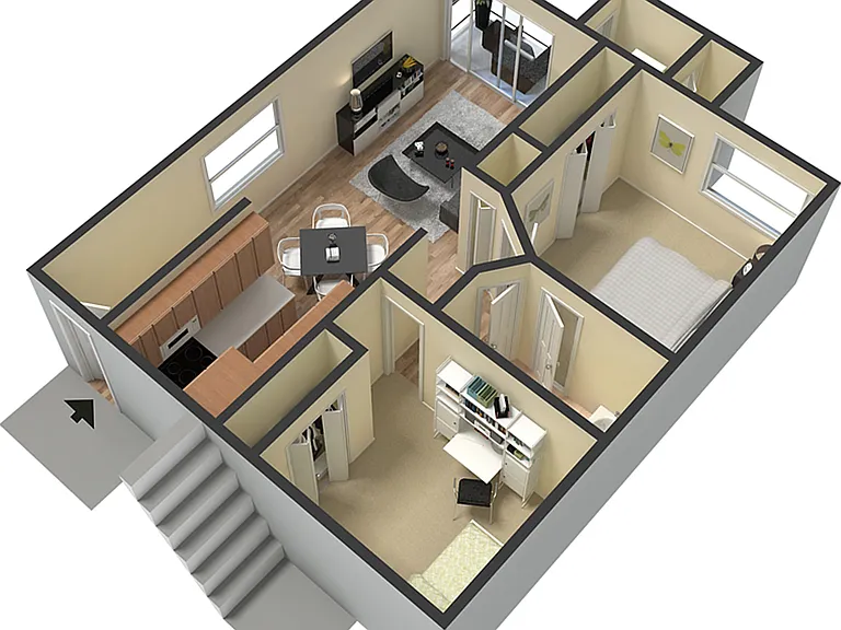 2bed 1 bath - HCove 2bed 1 bath - HCove