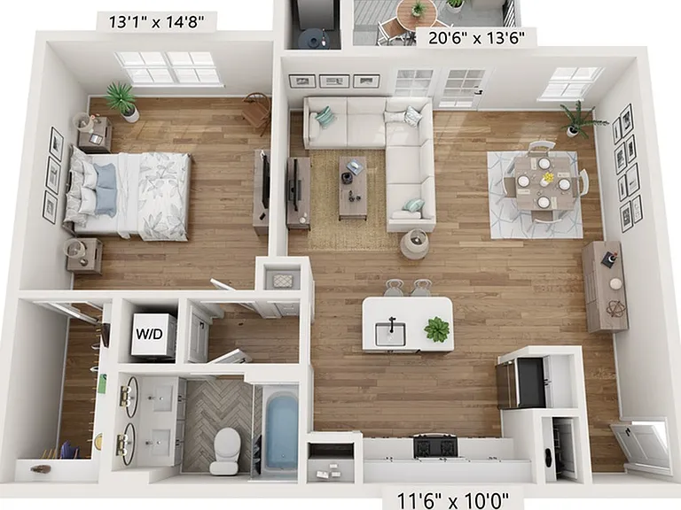 1 bedroom 1 bedroom