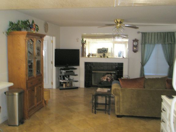 Family room viewed from kitchen