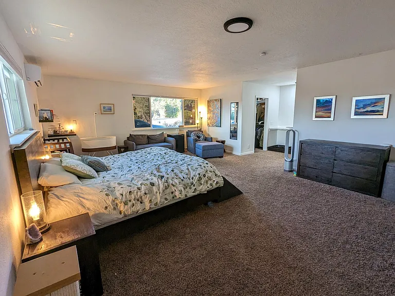 Large master *pictured furniture to show depth and dimension, not included