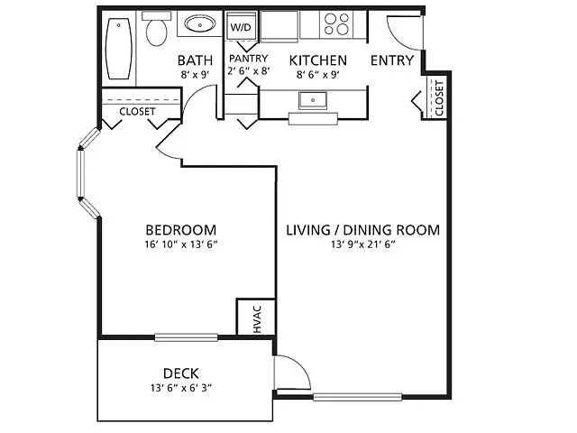 Floor plan The Adams
