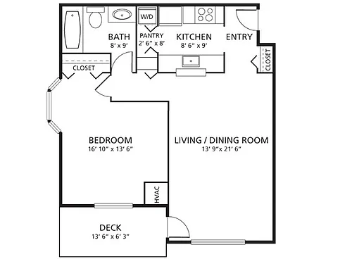 Floor plan The Adams