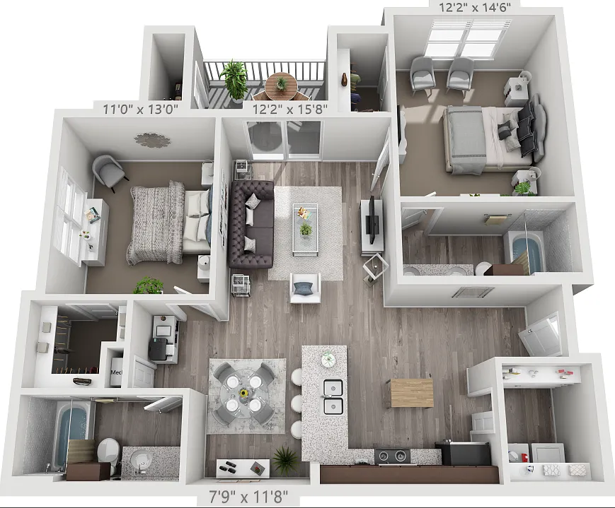 Floor plan B3