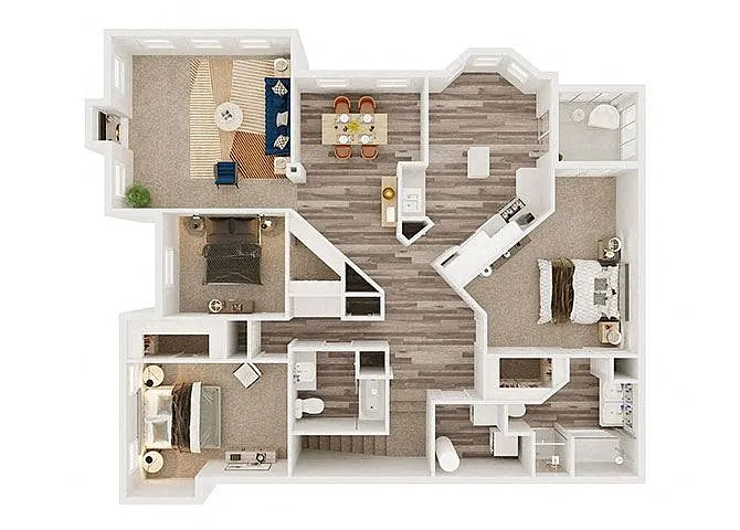 Floor plan C2 - attached 2 car garage
