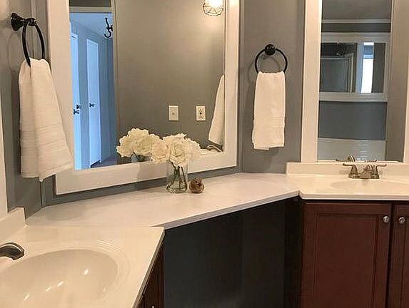 Double Sinks in Master Bath