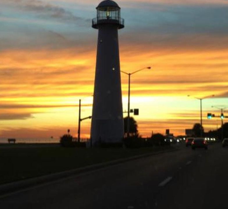 Our beautiful Biloxi Lighthouse. Across from Biloxi Visitor Center.