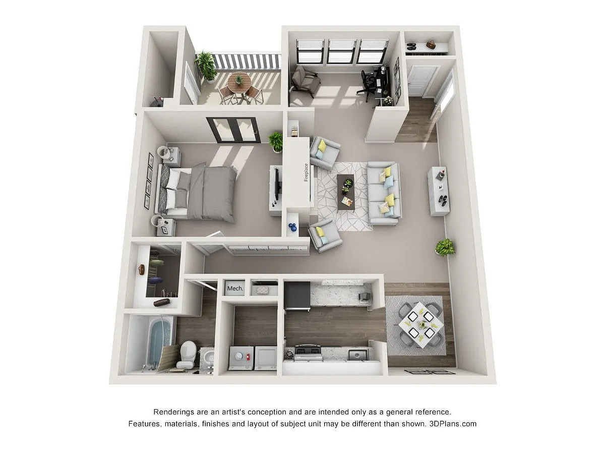 Floor plan The Fairfield - Renovated