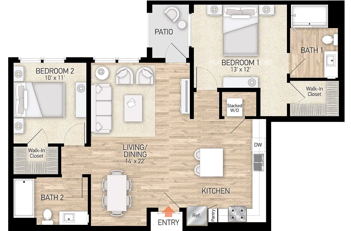 Floor plan Plan 66