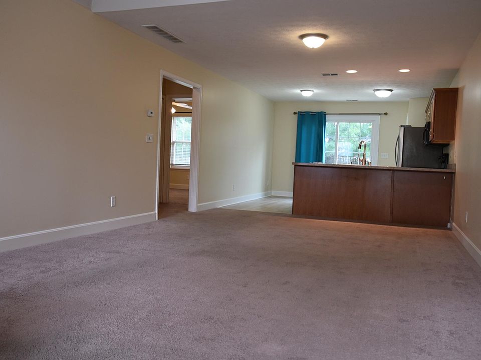 Living room looking to kitchen