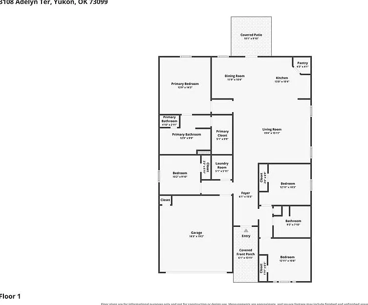 4 bed, 2.0 bath, 1802 sqft, $1,965 — Photo 2