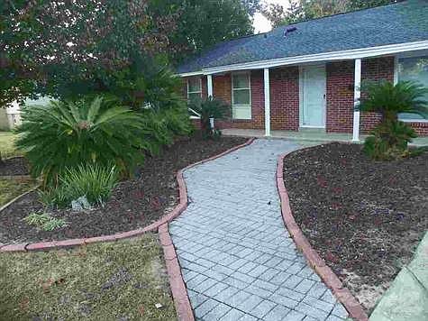 Beautiful brick walkway.