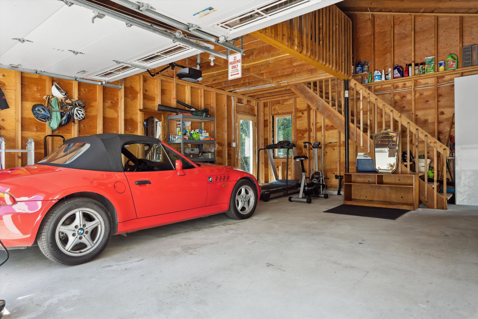  2 Car Detached Garage with Storage Loft 